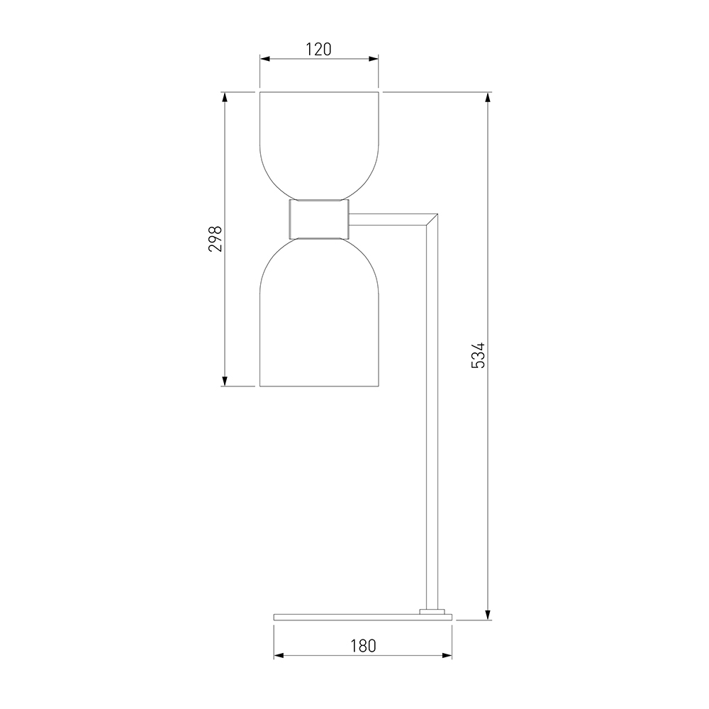 Настольная лампа Light maker studio white and smok в Нижнем Новгороде