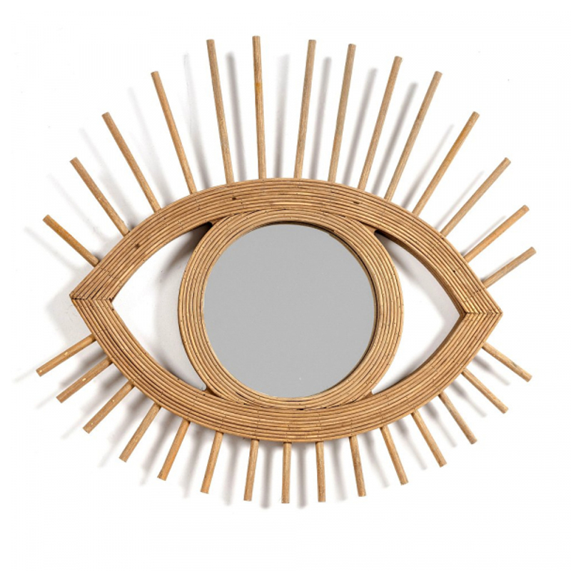 Зеркало Mirror Wooden Eye Коричневый в Нижнем Новгороде | Loft Concept 