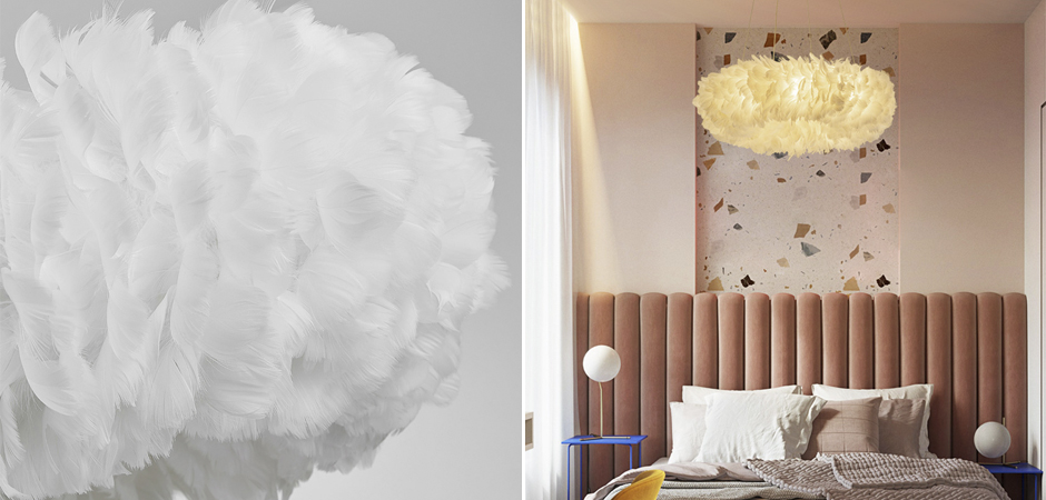 Люстра Кольцо из перьев Plumage White Люстра Кольцо из перьев Plumage White - Loft-Concept в Нижнем Новгороде