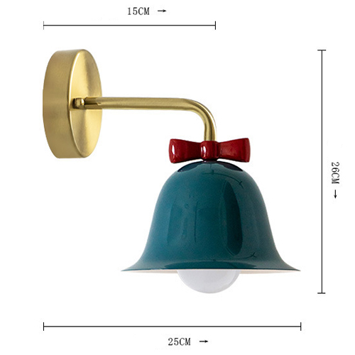 Бра Колокольчик Bell with Bow Deep Blue Wall Lamp Темно-синий в Нижнем Новгороде