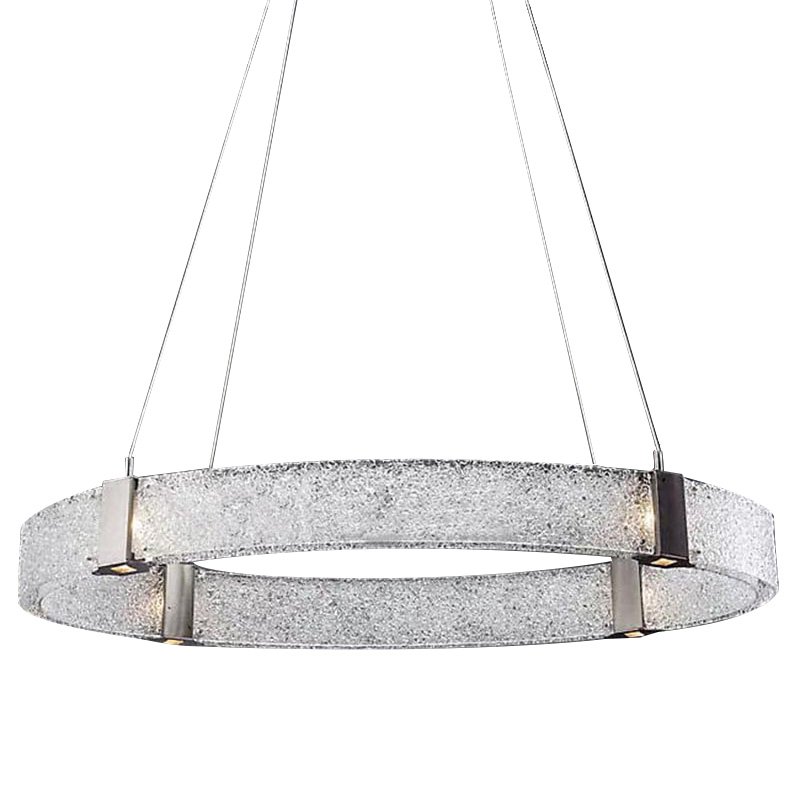 Люстра Parallel Oval LED Chandelier Никель Белый в Нижнем Новгороде | Loft Concept 