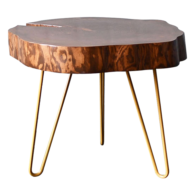 Кофейный стол Dylon Industrial Metal Rust Coffee Table Коричневый Желтый в Нижнем Новгороде | Loft Concept 