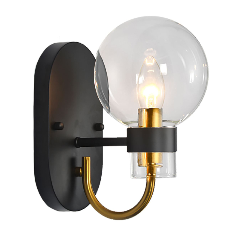 Бра Votrom Sconce black Черный Бронза Прозрачный (Transparent) в Нижнем Новгороде | Loft Concept 