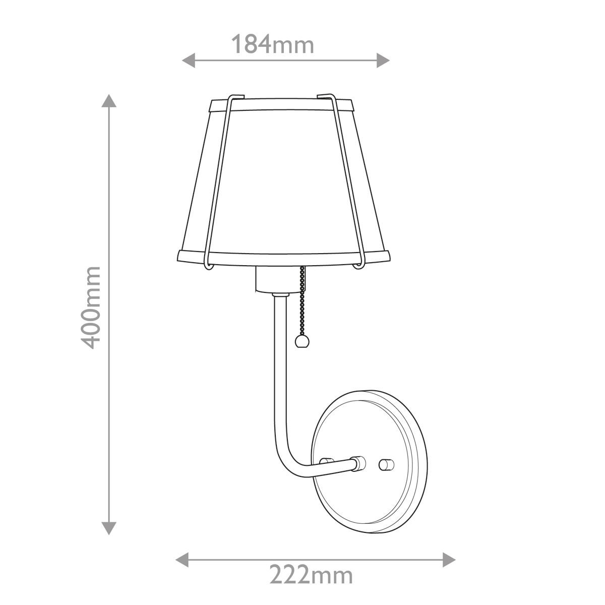 Бра с конусным плафоном и латунной фурнитурой с цепочкой для включения Hinkley в Нижнем Новгороде