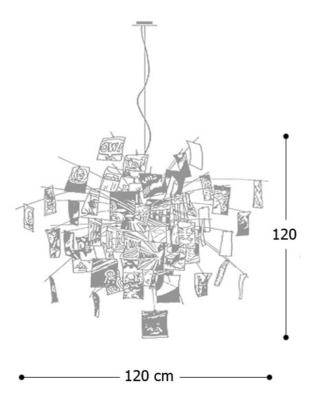 Светильник Zettel Z 5 Ingo Maurer text в Нижнем Новгороде