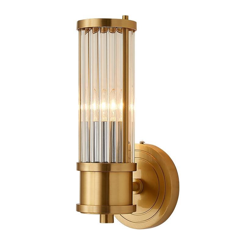 Ralph Lauren Бра Allen Single Sconce Brass Латунь Прозрачный (Transparent) в Нижнем Новгороде | Loft Concept 