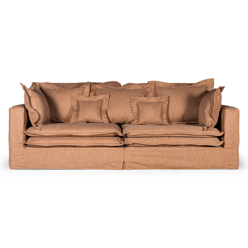 Диван Evelyn Textile Brown Sofa Коричневый в Нижнем Новгороде | Loft Concept 