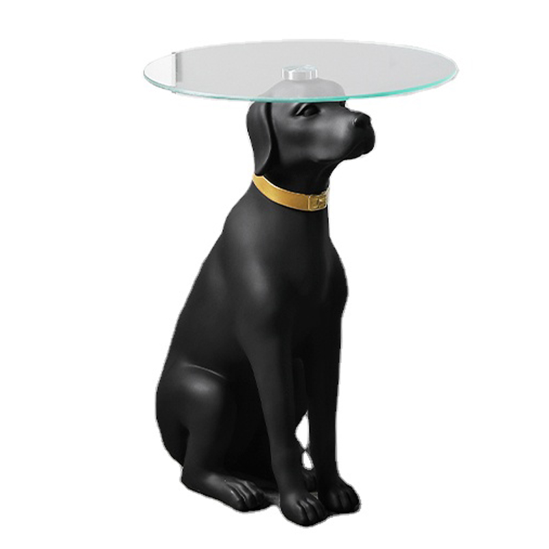 Приставной стол Black Dog Table Черный в Нижнем Новгороде | Loft Concept 