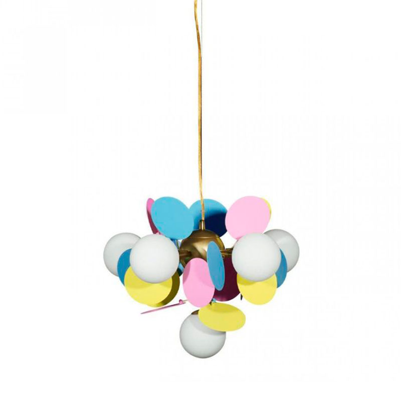 Люстра MATISSE Chandelier multicolor 6 ламп Мульти Золотой в Нижнем Новгороде | Loft Concept 