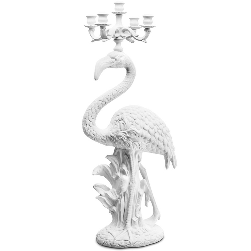 Подсвечник Candleholder Flamingo Bisc. White Белый в Нижнем Новгороде | Loft Concept 