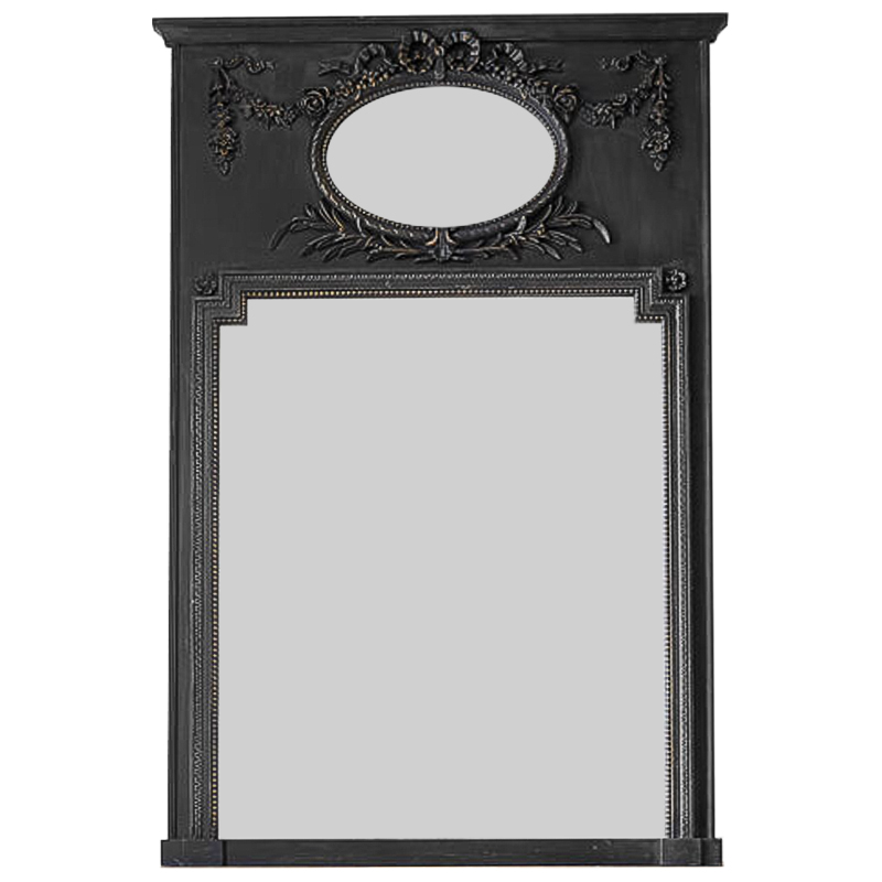 Зеркало Hendrica Mirror Black Винтажный черный в Нижнем Новгороде | Loft Concept 