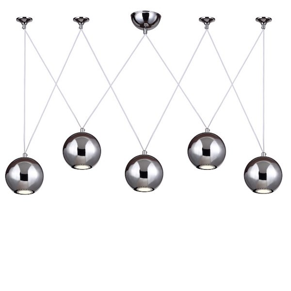 Подвесной светильник Multisphere Pendant Silver 5  в Нижнем Новгороде | Loft Concept 