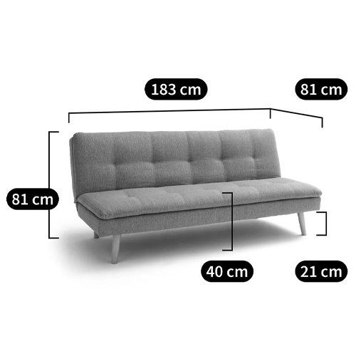 Раскладной диван Lavoie Grey Sofa в Нижнем Новгороде