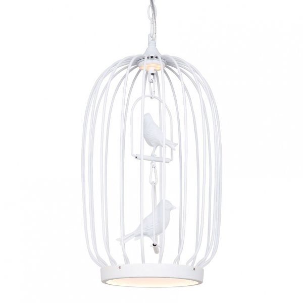 Люстра Birdcage Chandelier Two White Белый в Нижнем Новгороде | Loft Concept 