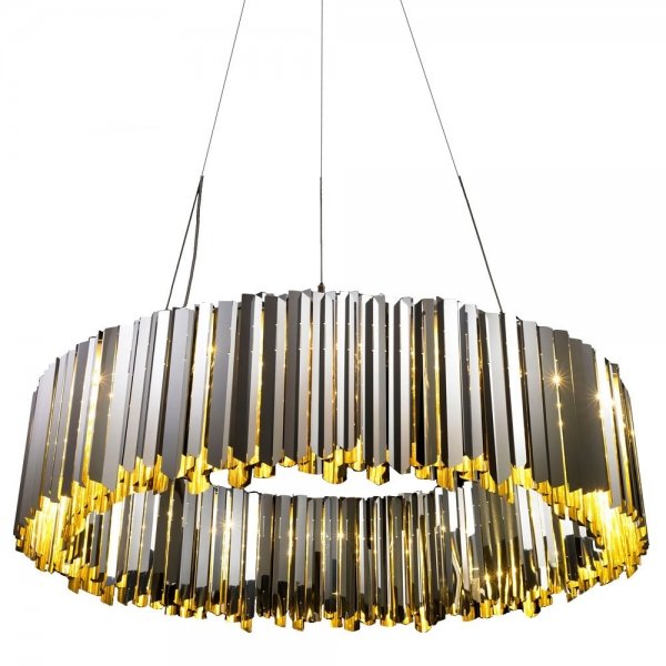 Люстра Grace Lightning Facet Chandelier Глянцевое золото Хром Черный Белый в Нижнем Новгороде | Loft Concept 