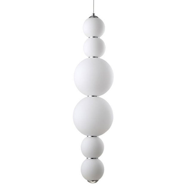 Люстра PEARLS Suspension Pendant Lamp C Белый Хром в Нижнем Новгороде | Loft Concept 