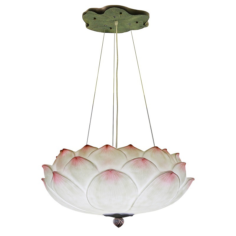 Люстра Pink Lotus Chandelier Белый Розовый пастельный в Нижнем Новгороде | Loft Concept 