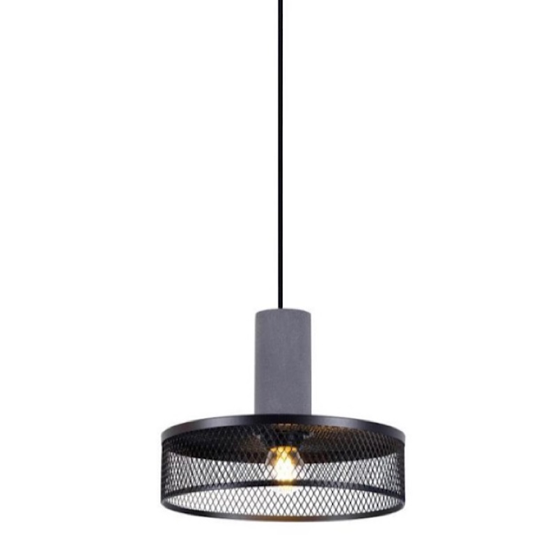 Подвесной светильник Loft Black Riveted Mesh Lighting Серый Черный матовый в Нижнем Новгороде | Loft Concept 