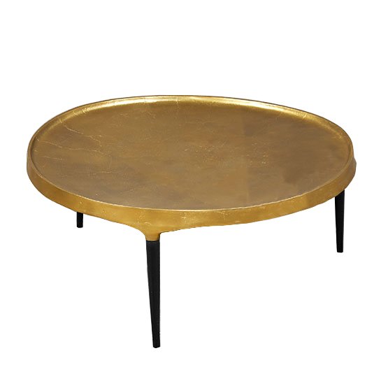 Кофейный стол Brass Stains Table Латунь Черный в Нижнем Новгороде | Loft Concept 