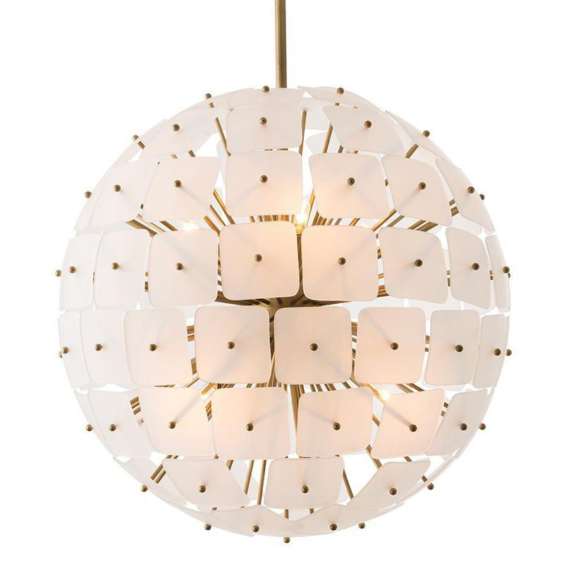 Люстра Sputnik Square Matt Chandelier Золотой в Нижнем Новгороде | Loft Concept 