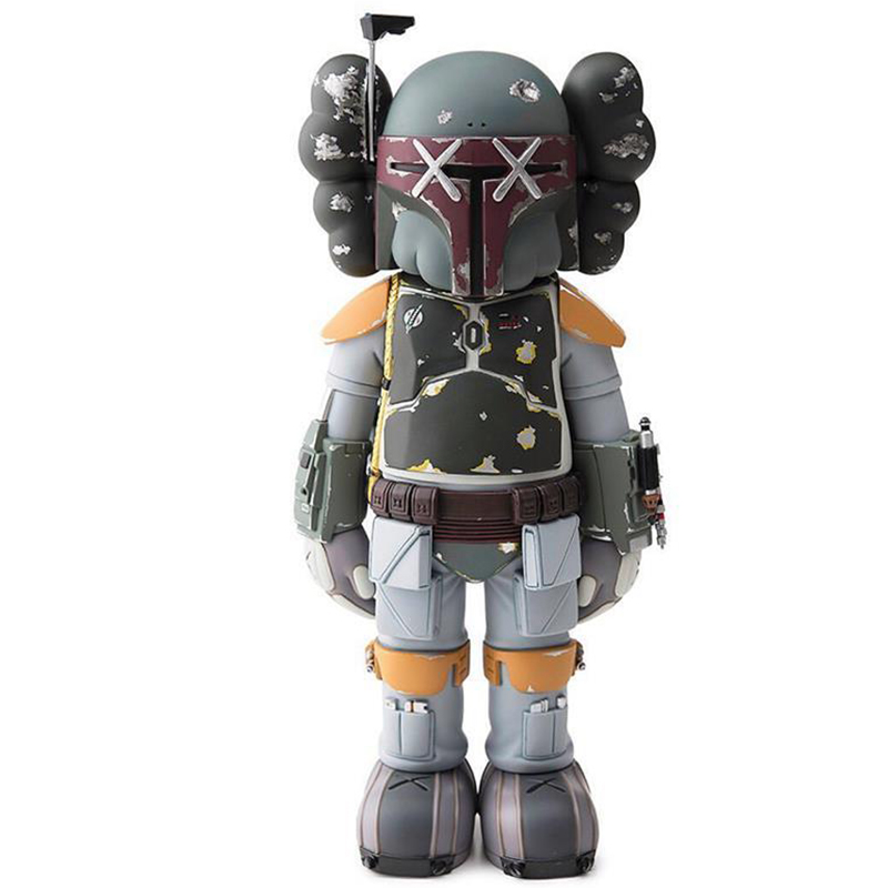 Статуэтка KAWS Star Wars Boba Fett Ver Серый Красный Оранжевый Светло-серый в Нижнем Новгороде | Loft Concept 