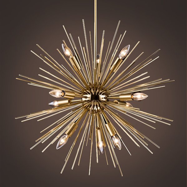 Люстра Astra Chandelier Sputnik Gold 60 Золотой в Нижнем Новгороде | Loft Concept 