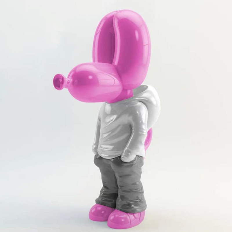 Статуэтка Pink Balloon Dog Розовый Белый Серый в Нижнем Новгороде | Loft Concept 