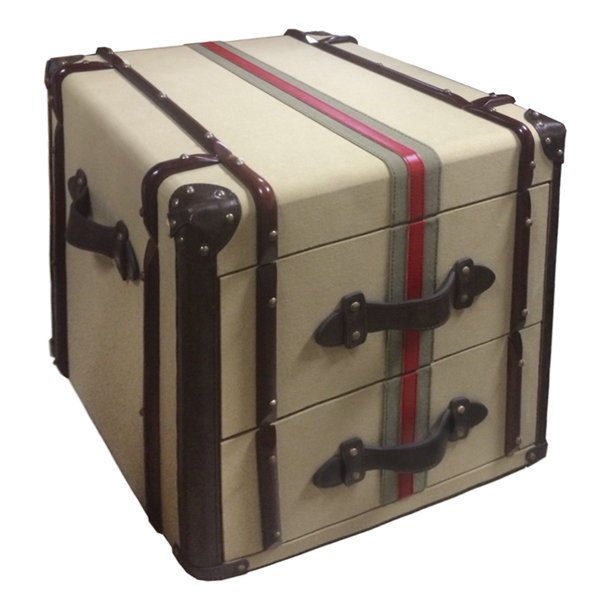 Сундук Richards Red line Canvas Medium trunk   в Нижнем Новгороде | Loft Concept 