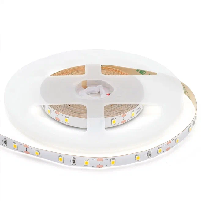 Комплект светодиодная лента 4,8W/m 60LED/m 3528SMD теплый белый с адаптером Белый в Нижнем Новгороде | Loft Concept 