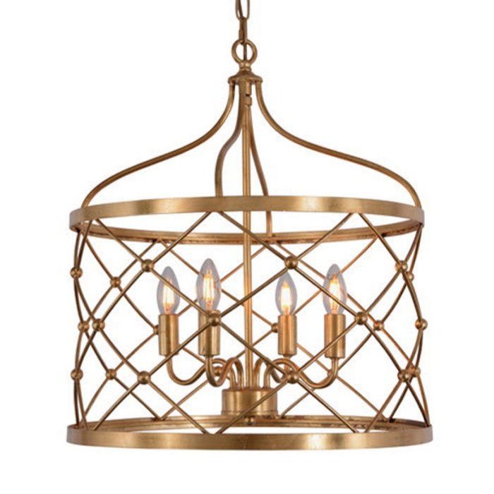 Подвесные светильники Lantern Golden Net L Pendant lamp Золотой в Нижнем Новгороде | Loft Concept 