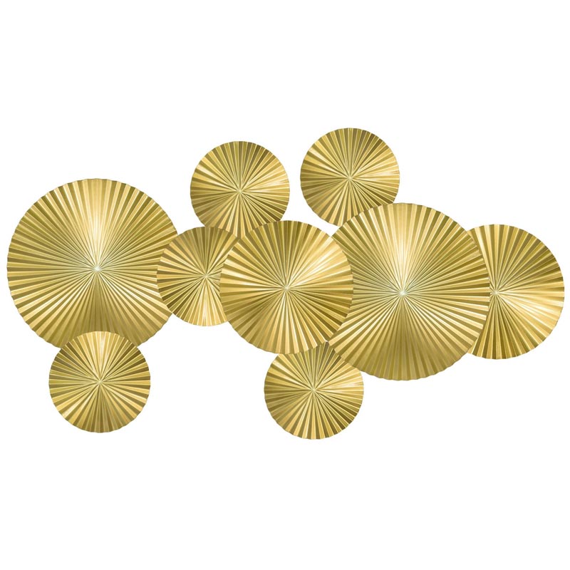 Арт-объект Apollo Gold Wall Plaque Disc 9 Золотой в Нижнем Новгороде | Loft Concept 