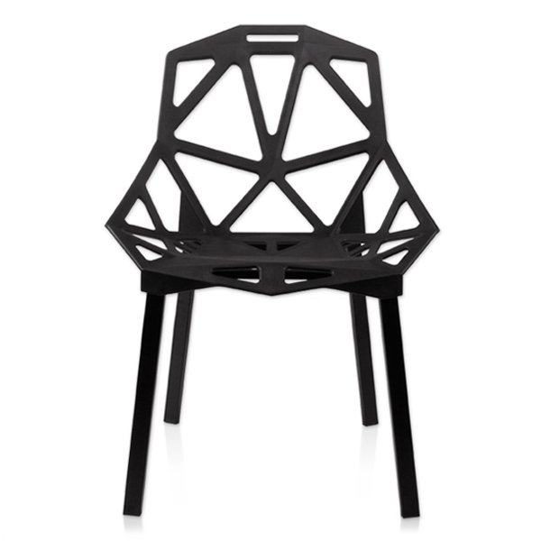 Дизайнерский стул CHAIR ONE black Черный матовый в Нижнем Новгороде | Loft Concept 