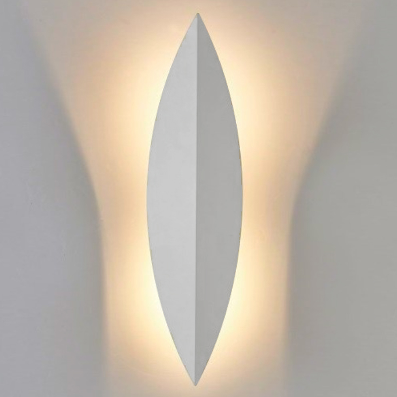 Art Deco Leaf Wall Lamp White Белый в Нижнем Новгороде | Loft Concept 