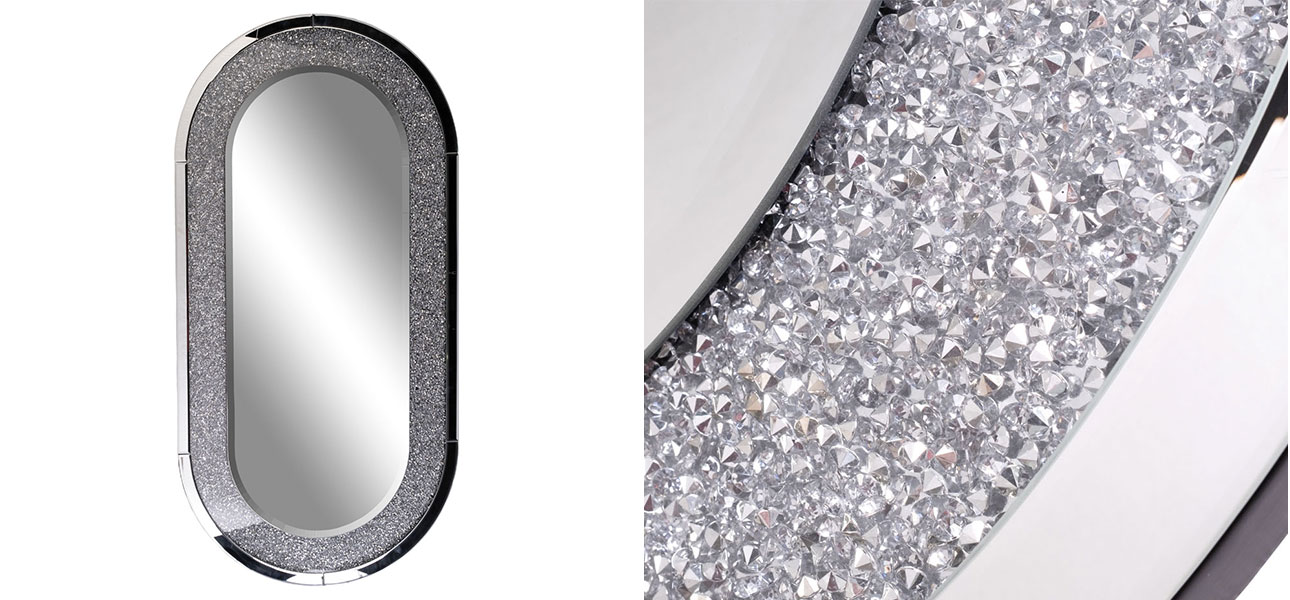 Зеркало овальное с блеском Ruboform - фото