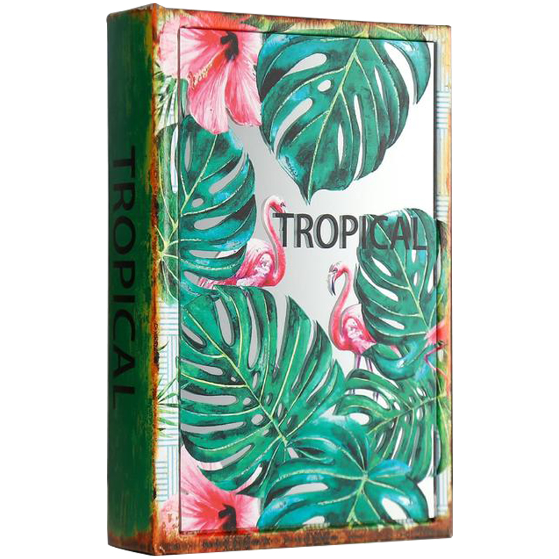 Шкатулка-книга Tropical Flamingos Mirror Book Box Мульти в Нижнем Новгороде | Loft Concept 