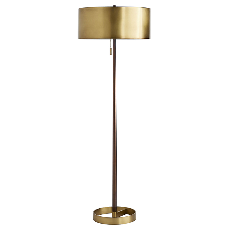 Торшер Arteriors VIOLETTA FLOOR LAMP Латунь в Нижнем Новгороде | Loft Concept 