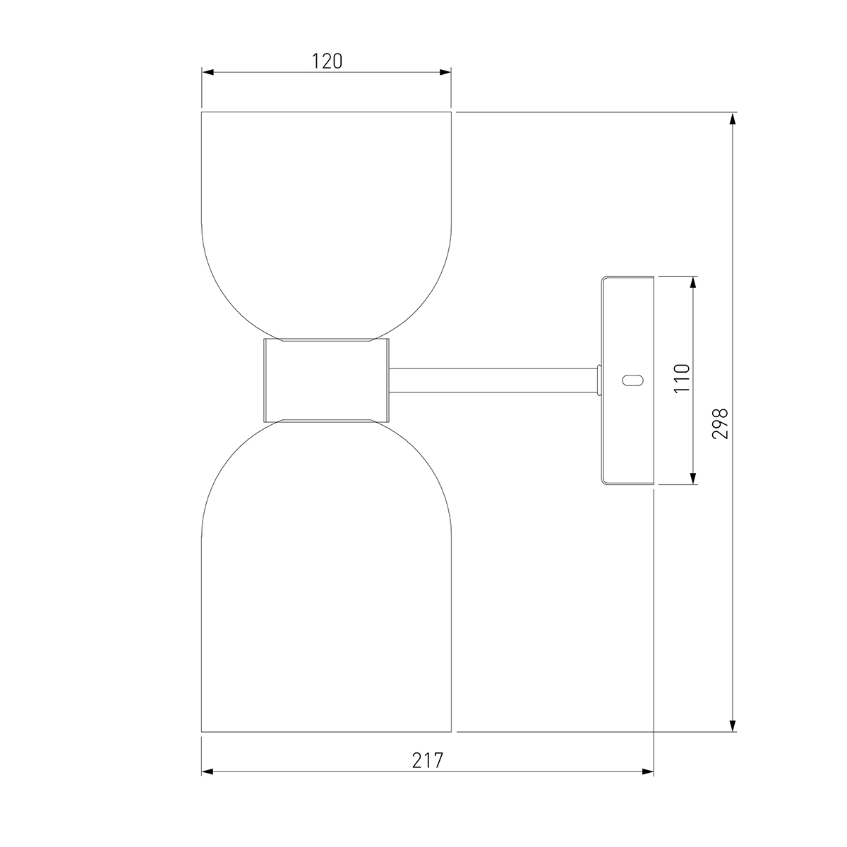 Бра Light maker studio Sconce white and smok в Нижнем Новгороде