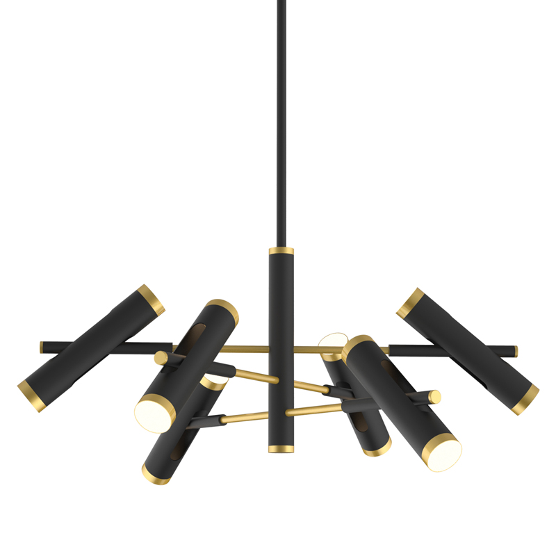 Люстра Rainer Chandelier black Черный Золотой в Нижнем Новгороде | Loft Concept 