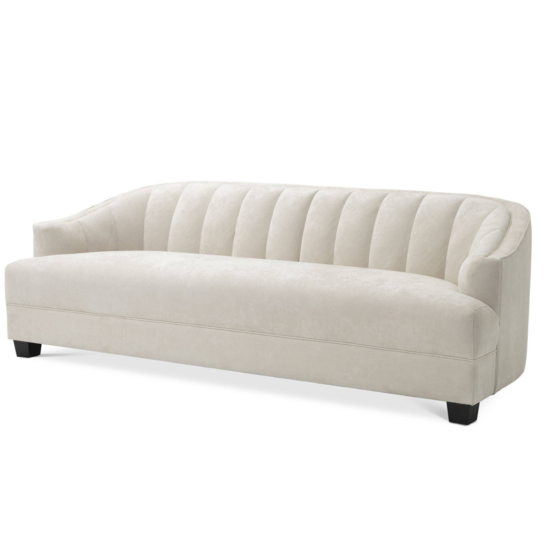 Диван Eichholtz Sofa Polaris ivory ( слоновая кость ) Черный в Нижнем Новгороде | Loft Concept 