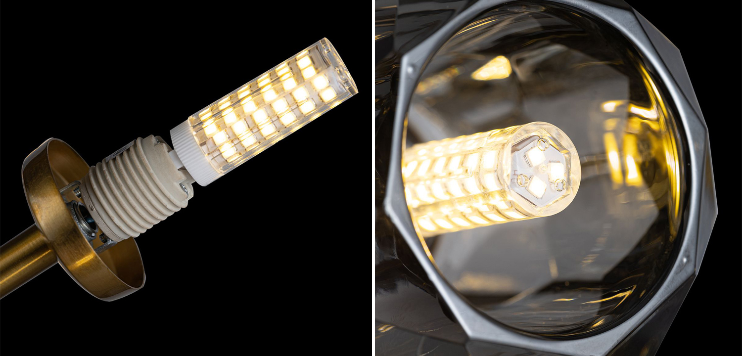 Люстра Boule De Cristal smoky 15 - фото №1