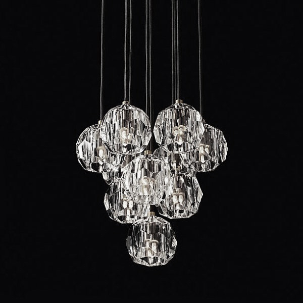 Люстра Boule De Cristal Round Cluster Chandelier 10 Chrome Хром в Нижнем Новгороде | Loft Concept 