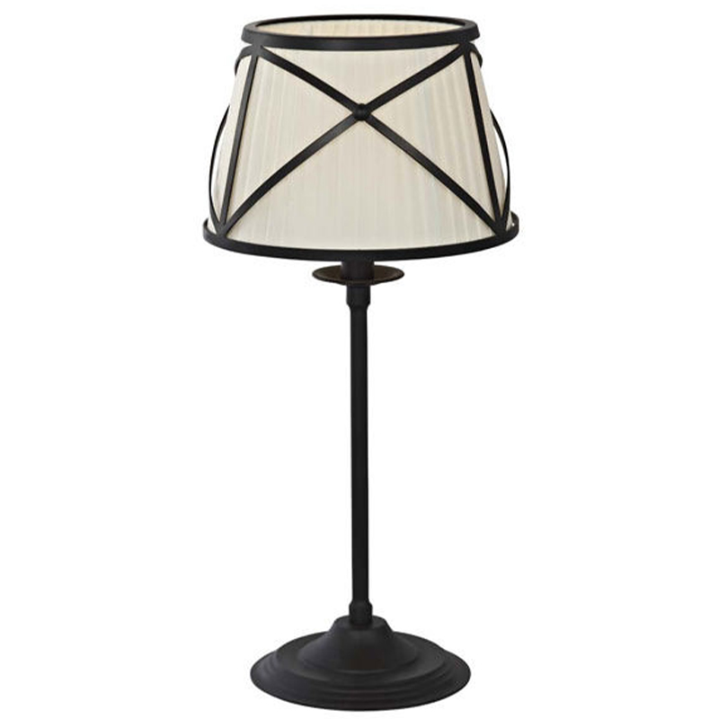 Настольная лампа с абажуром Provence Lampshade Light Brown Table Lamp Бежевый Коричневый в Нижнем Новгороде | Loft Concept 