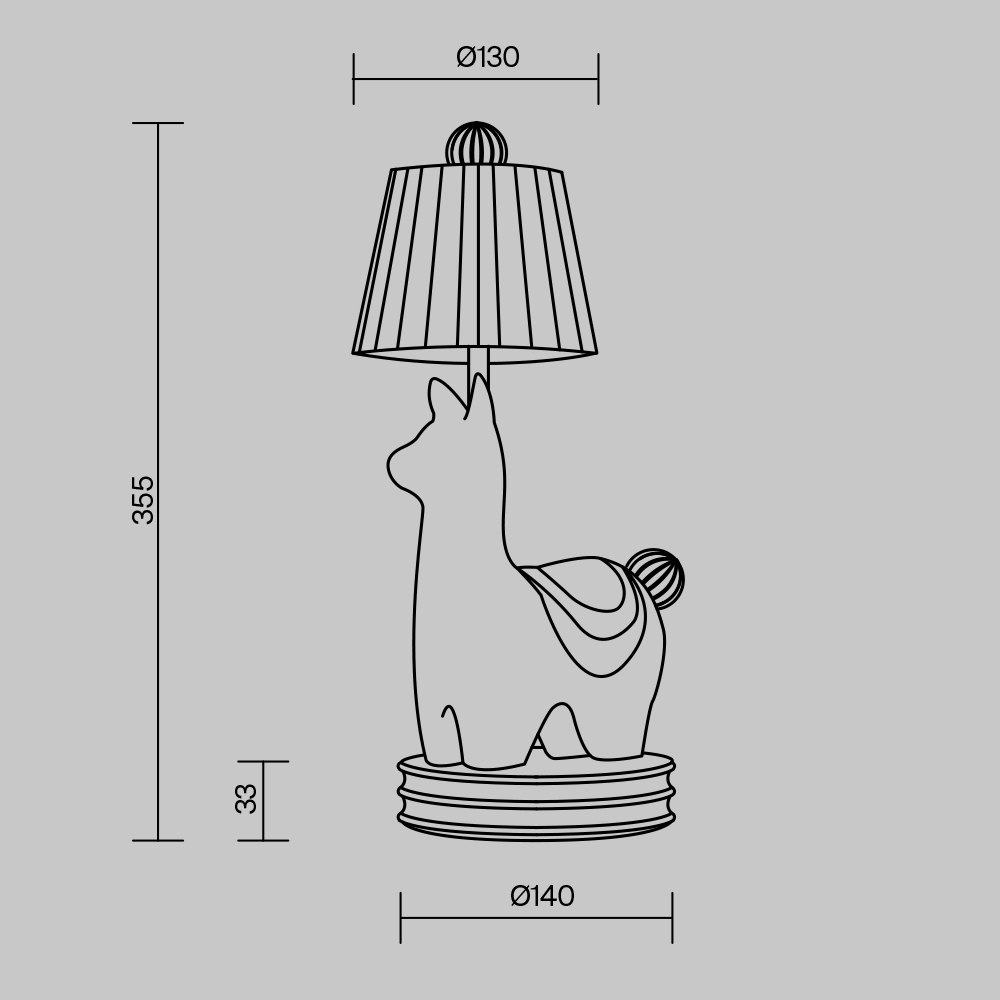 Настольный светильник Senor Alpaca 3000К 7Вт в Нижнем Новгороде