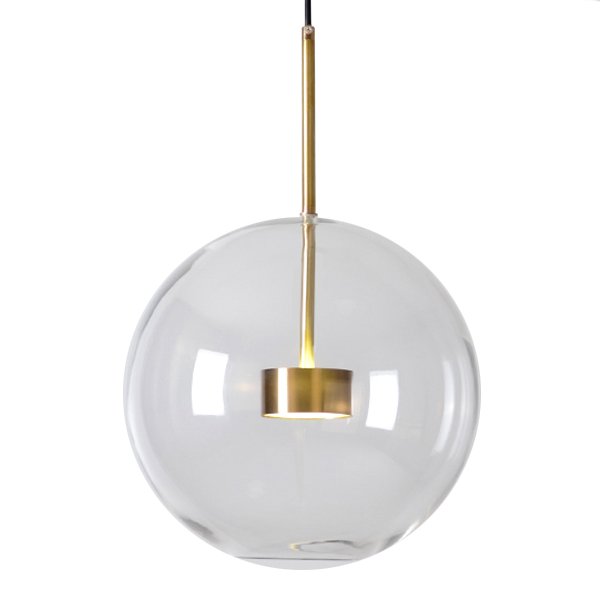 Подвесной светильник Suspension LED design BUBBLE LAMP 1 Латунь Прозрачное Стекло в Нижнем Новгороде | Loft Concept 