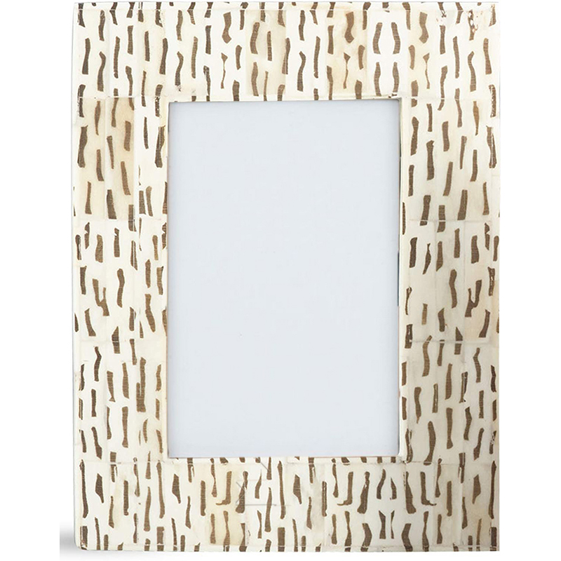 Фоторамка кость Beige Indian Bone Inlay photo frame Бежевый Коричневый в Нижнем Новгороде | Loft Concept 