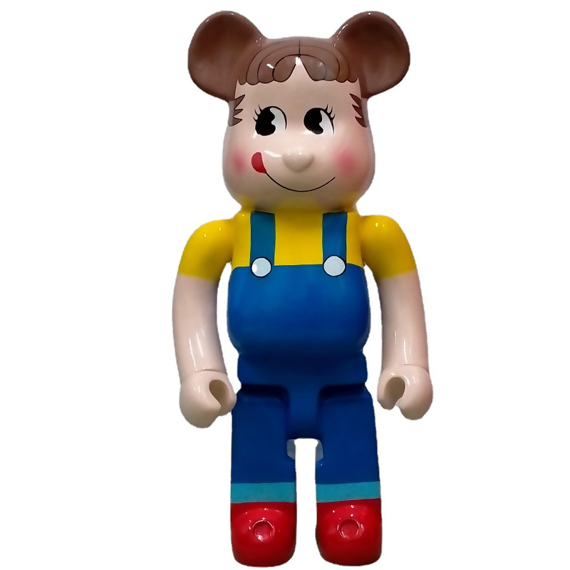 Статуэтка Bearbrick Peko-Chan Синий Желтый Красный Коричневый в Нижнем Новгороде | Loft Concept 