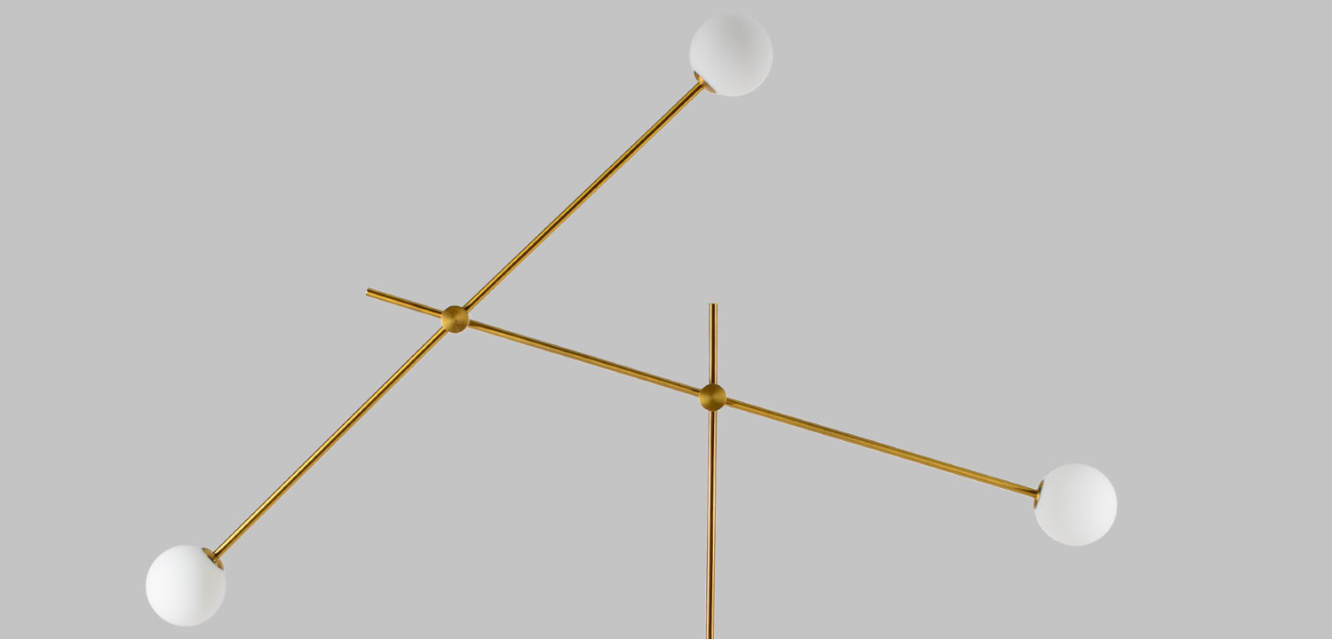 Торшер Baton FLOR LAMP 3 - фото №1