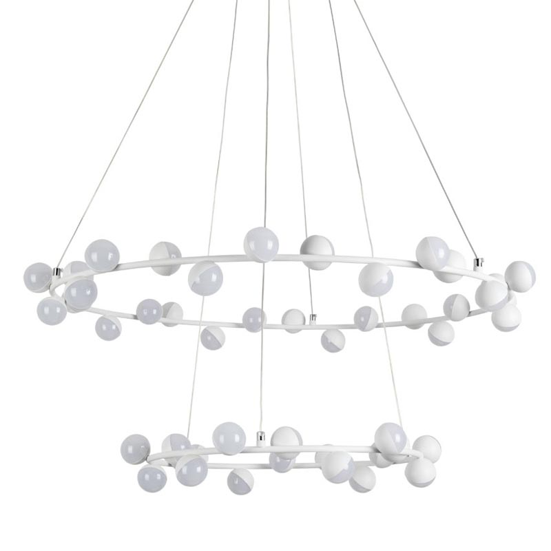 Люстра Vilelme Chandelier white double Белый в Нижнем Новгороде | Loft Concept 