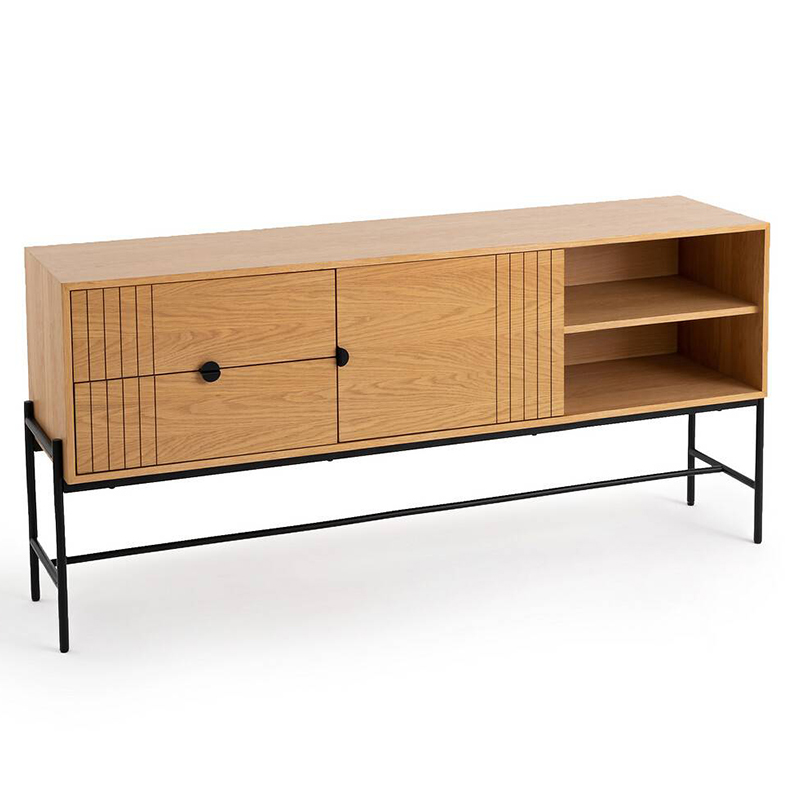 Комод в стиле лофт Domar Chest of Drawers Древесина Черный в Нижнем Новгороде | Loft Concept 