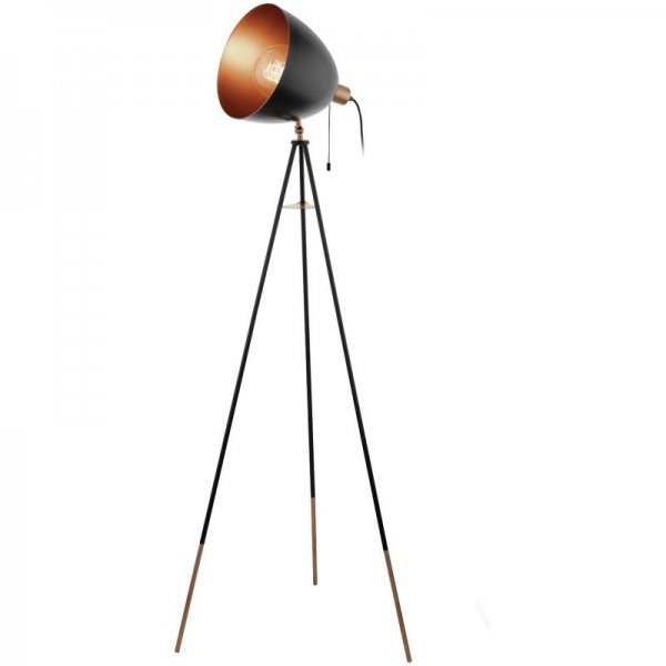 Напольный светильник Scopus Floor Lamp Черный Медь в Нижнем Новгороде | Loft Concept 